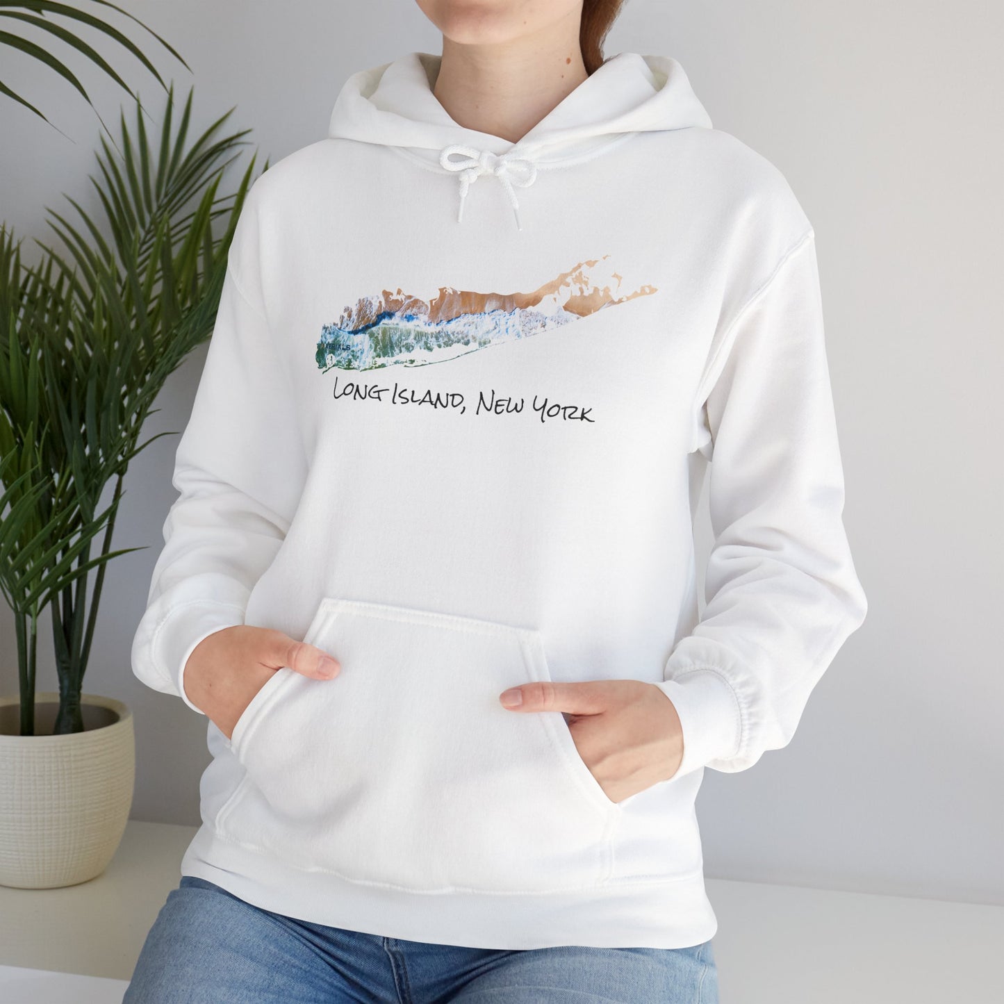 Unisex Hooded Sweatshirt - Sand & Sea