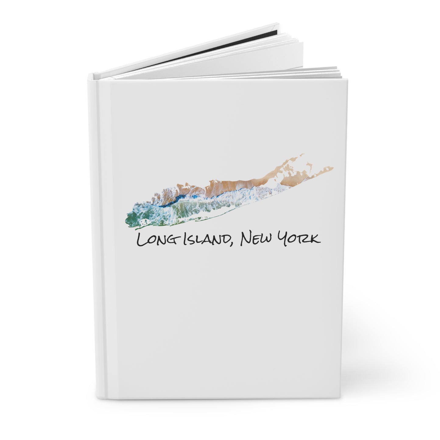 Hardcover Journal Matte White - Sand & Sea