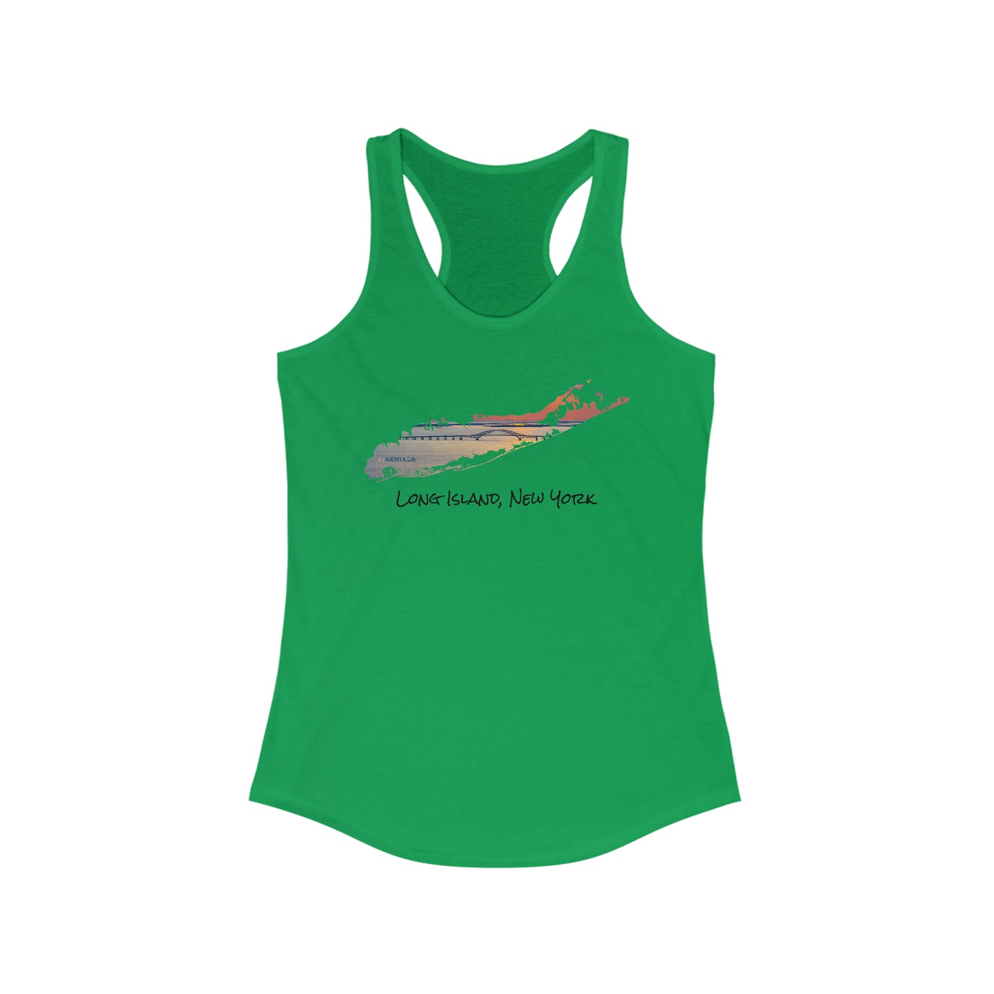 Women's Racerback Tank - Great South Bay Bridge