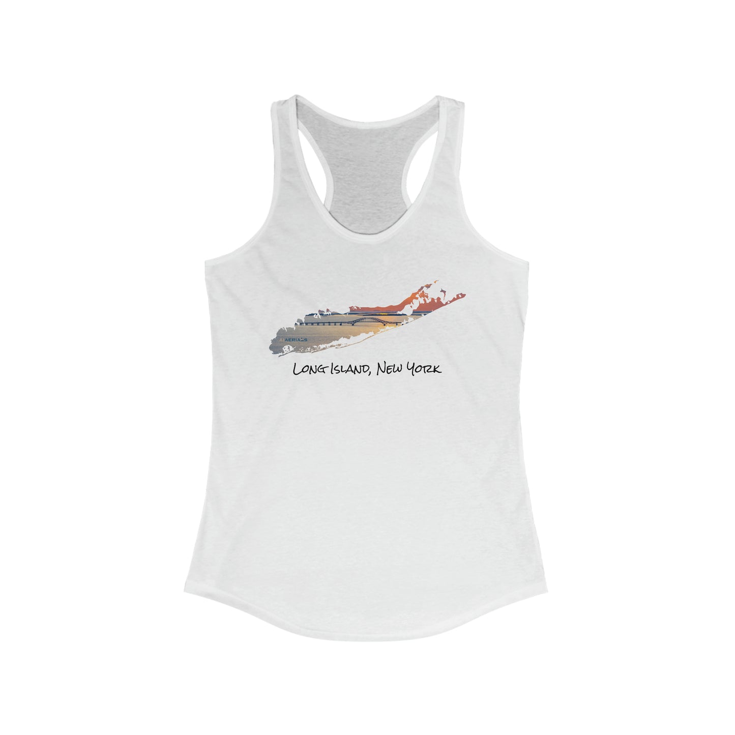 Women's Racerback Tank - Great South Bay Bridge