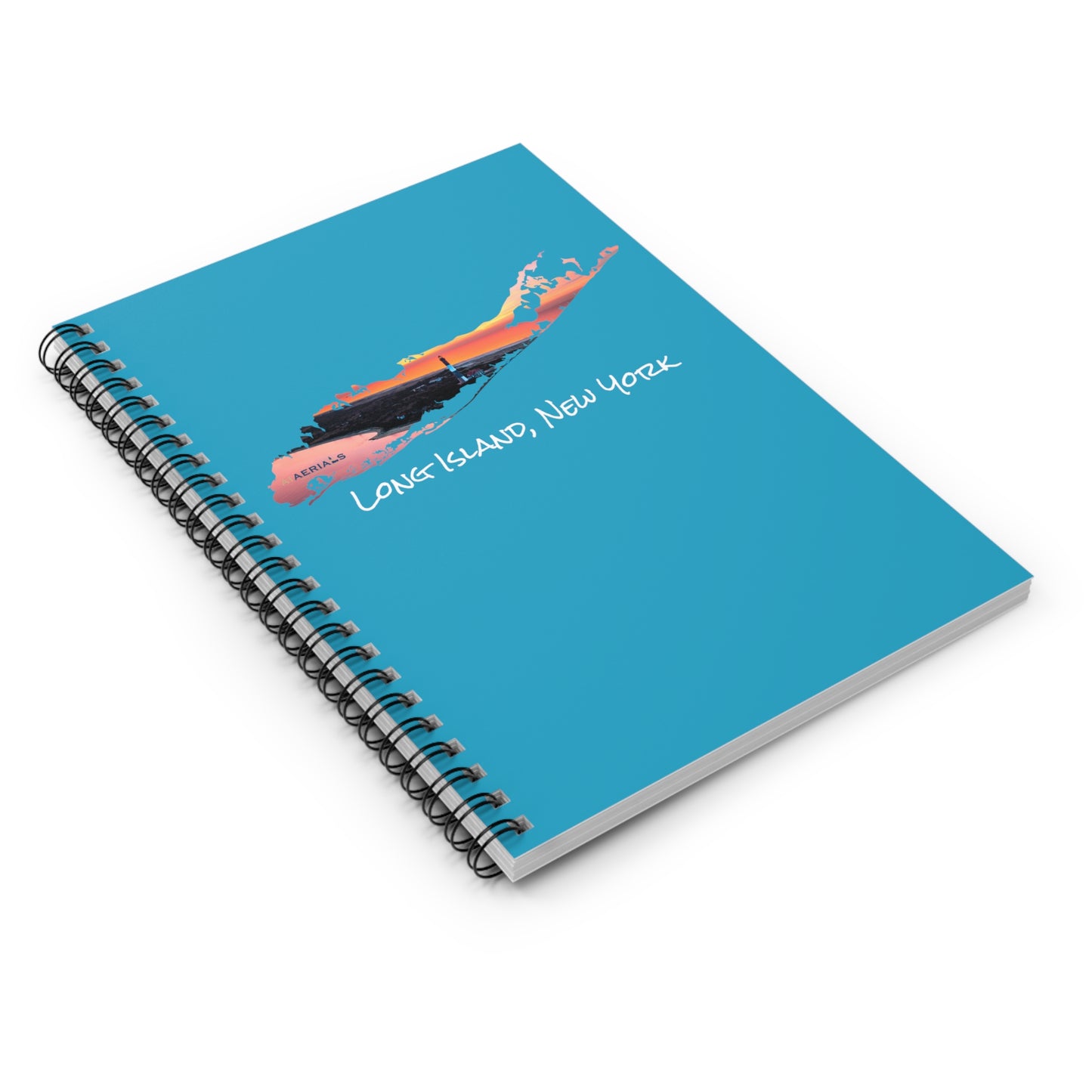 Spiral Notebook Blue - Fire Island Lighthouse