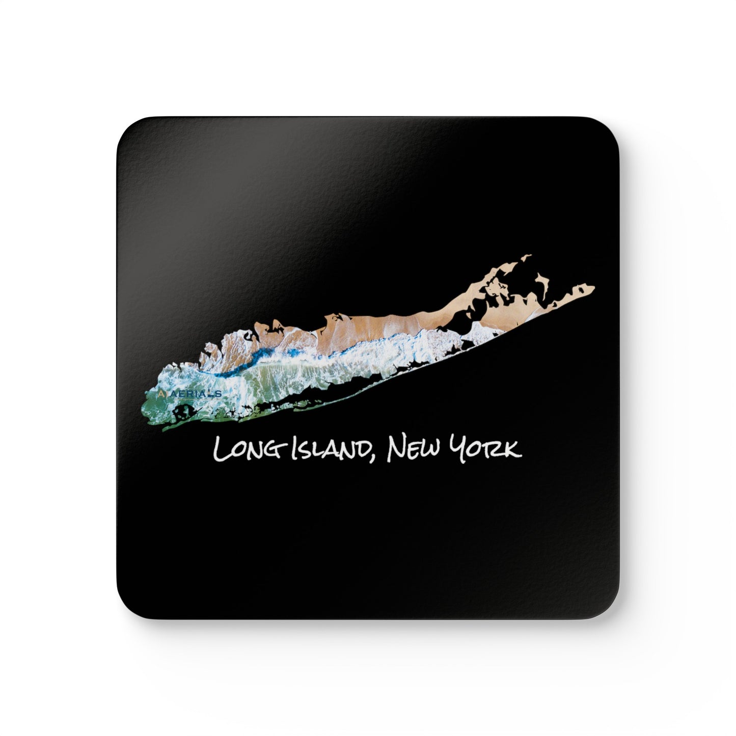 Corkwood Coaster Set Black - Sand & Sea