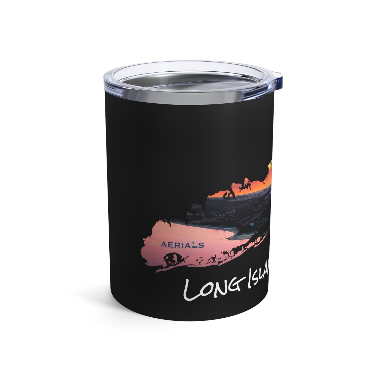 Tumbler 10oz Black - Fire Island Lighthouse