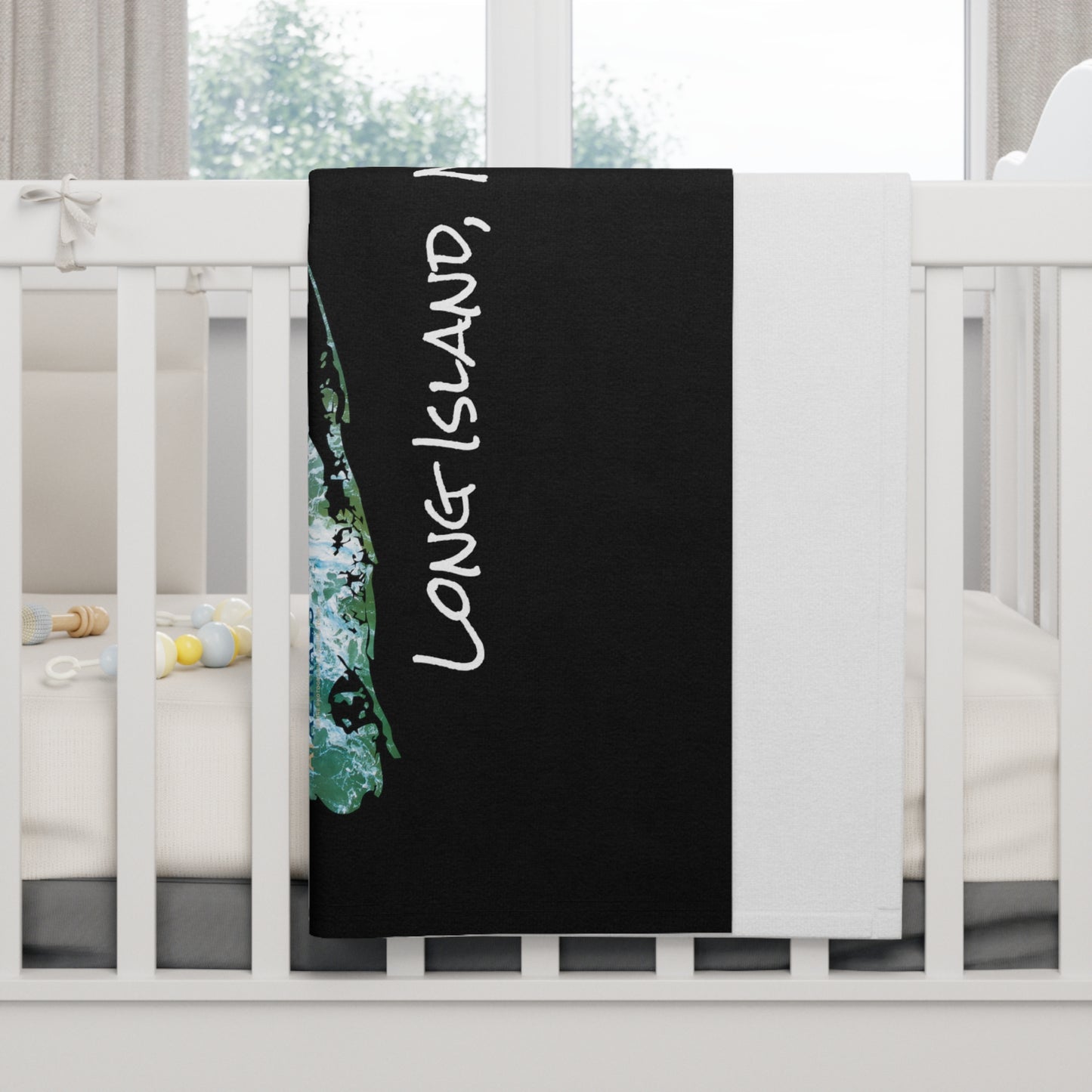 Soft Fleece Baby Blanket Black - Sand & Sea