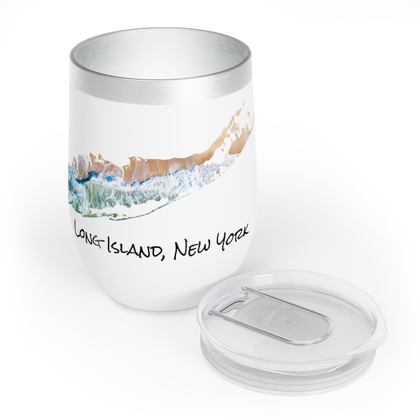 Chill Wine Tumbler - Sand & Sea