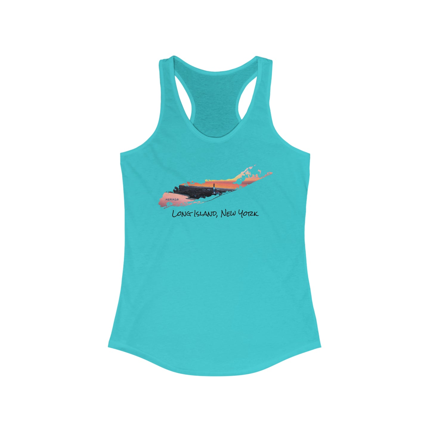 Women's Racerback Tank - Fire Island Lighthouse