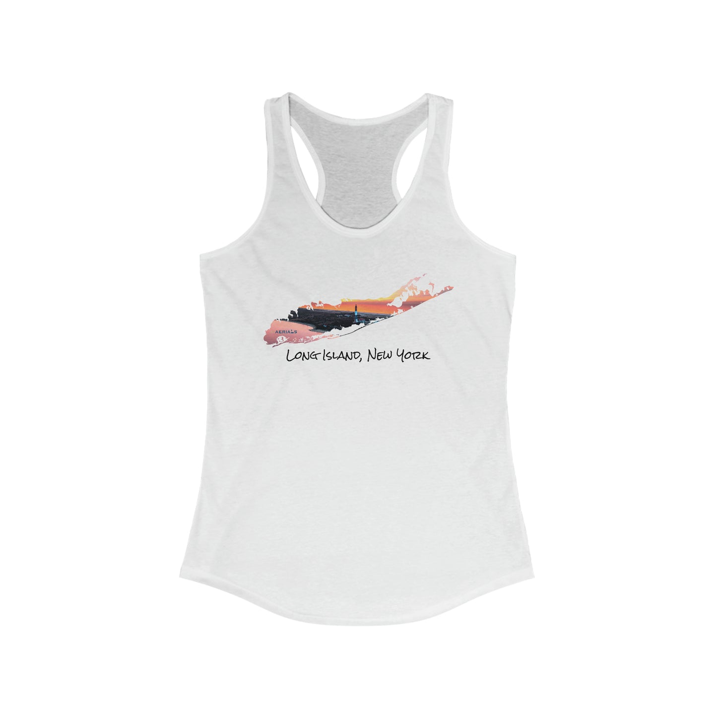 Women's Racerback Tank - Fire Island Lighthouse