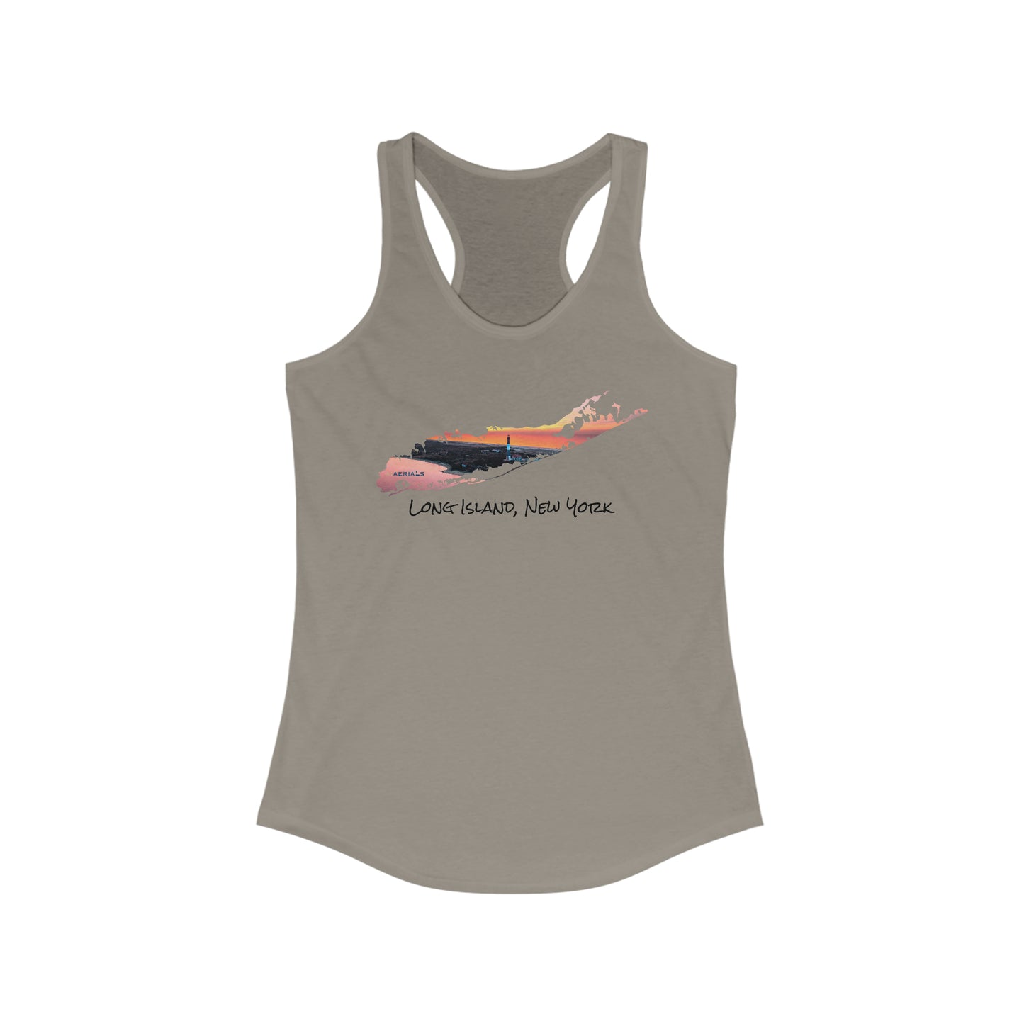 Women's Racerback Tank - Fire Island Lighthouse