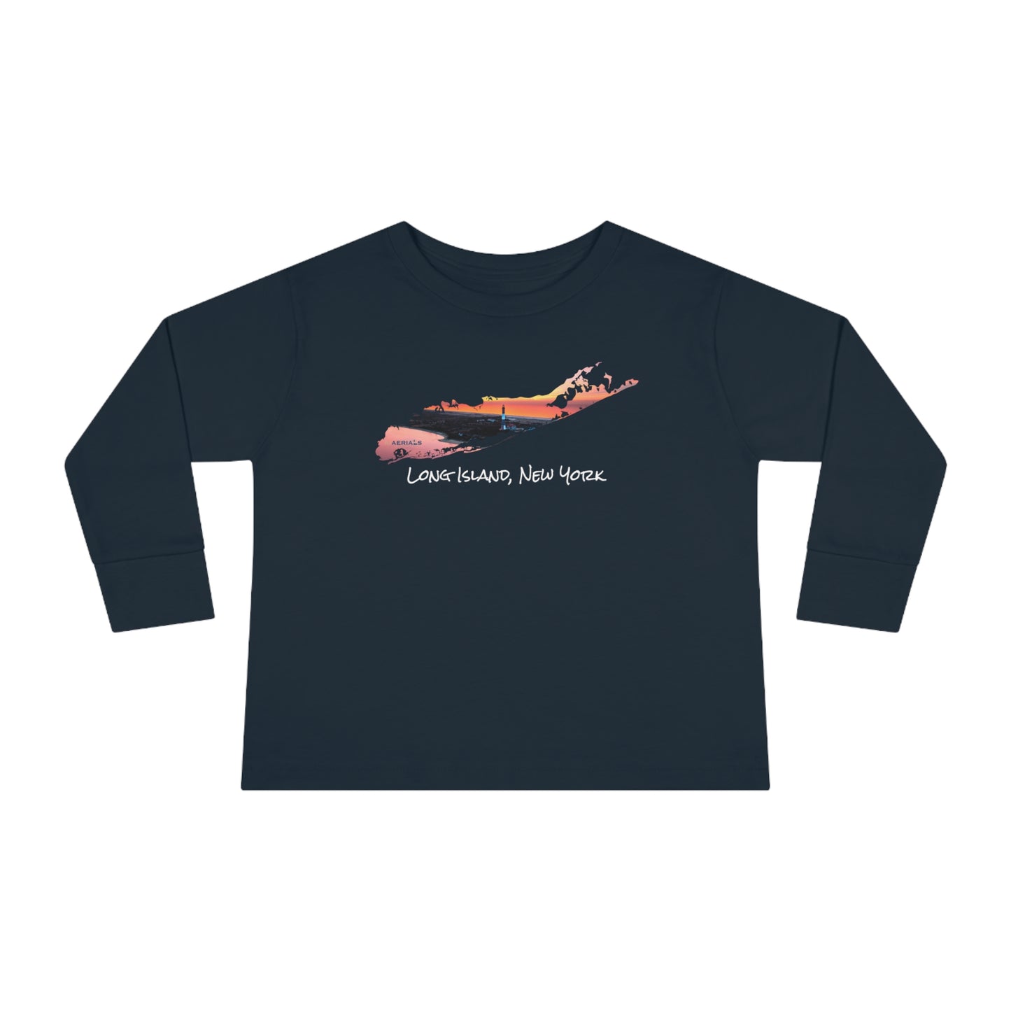 Toddler Long Sleeve Tee - Fire Island Lighthouse