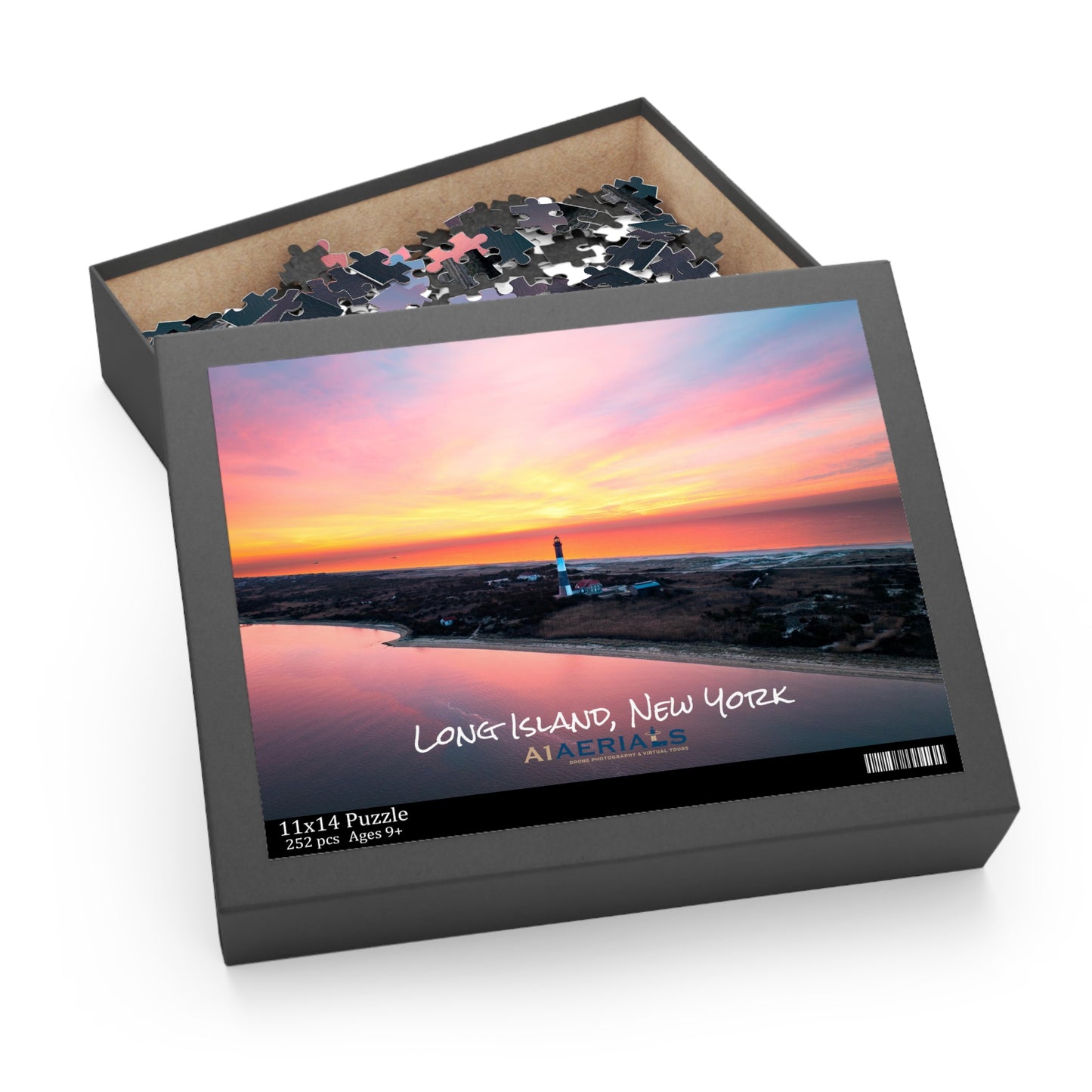 Puzzle in Box (252-Piece) - Fire Island Lighthouse