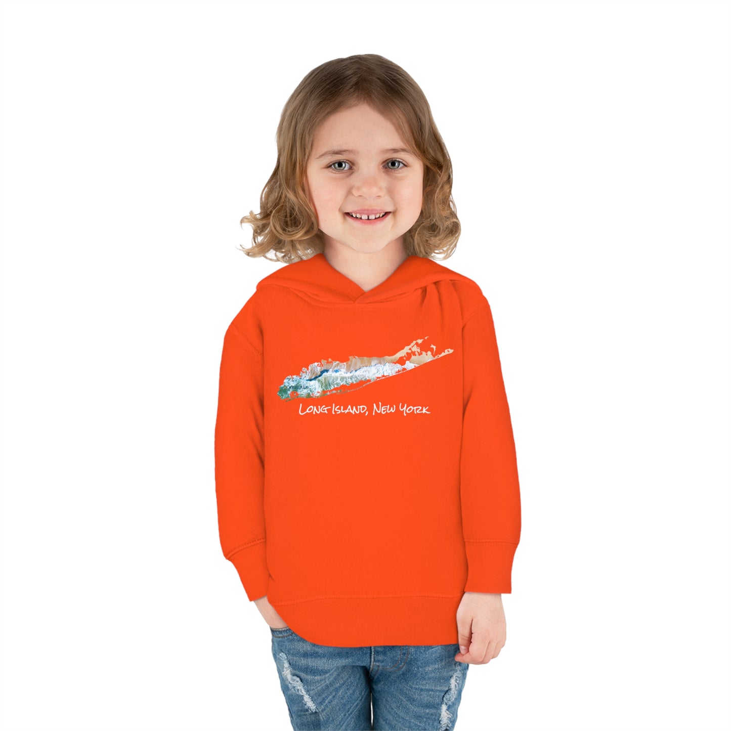 Toddler Pullover Fleece Hoodie - Sand & Sea