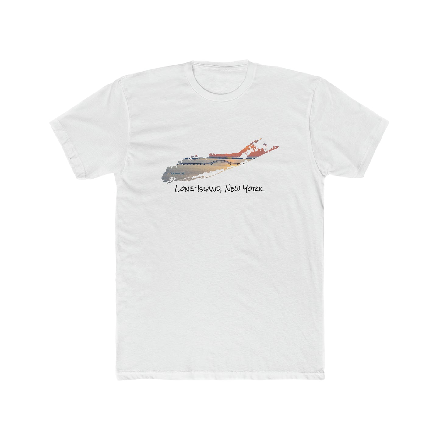 Men's Cotton Crew Tee - Great South Bay Bridge