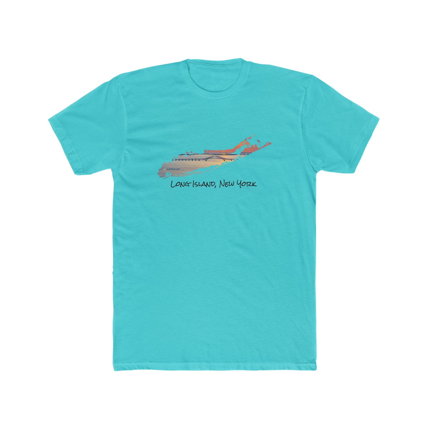 Men's Cotton Crew Tee - Great South Bay Bridge