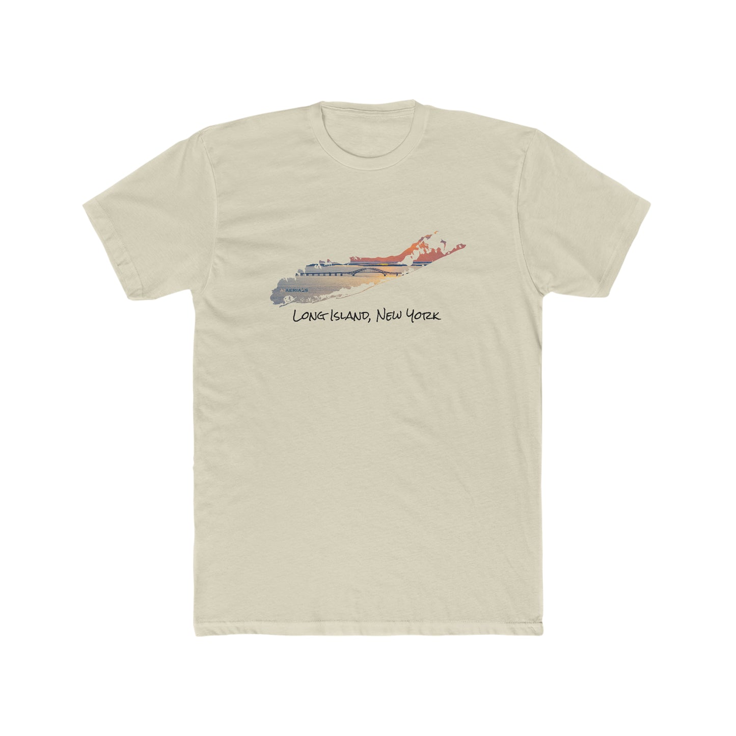 Men's Cotton Crew Tee - Great South Bay Bridge