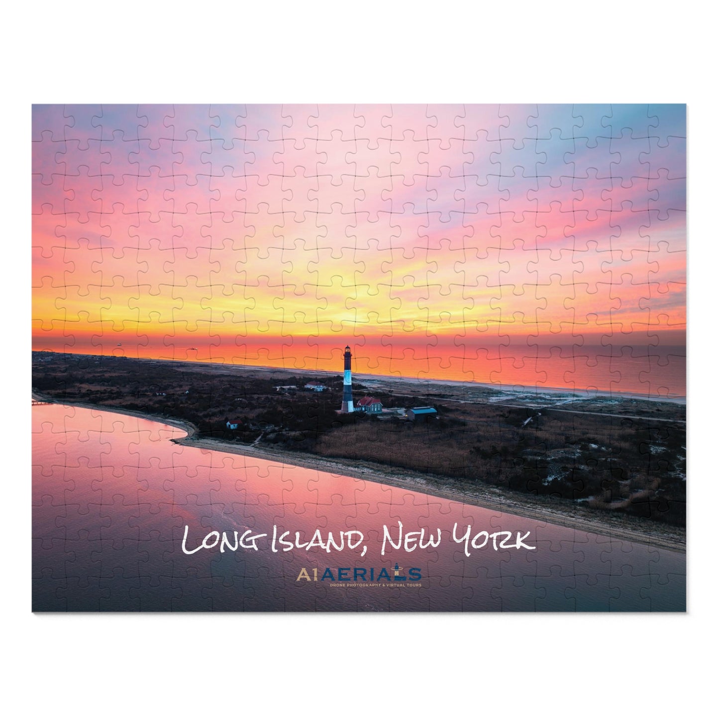 Puzzle in Tin (252 Pieces) - Fire Island Lighthouse