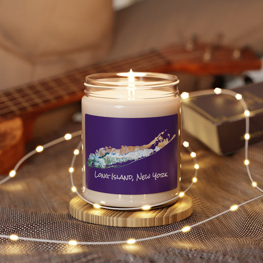 Scented Soy Candle, 9oz Purple - Sand & Sea