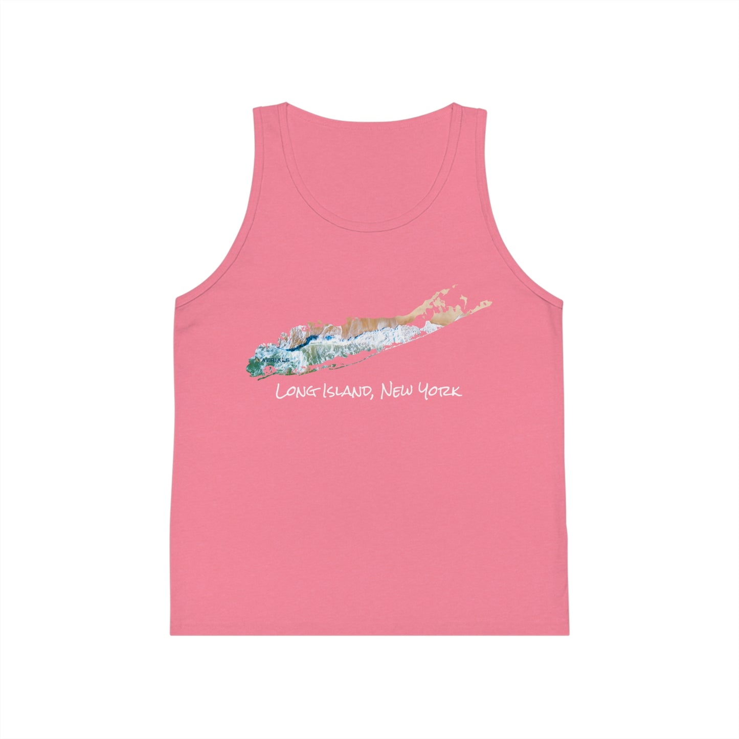 Kid's Jersey Tank Top - Sand & Sea