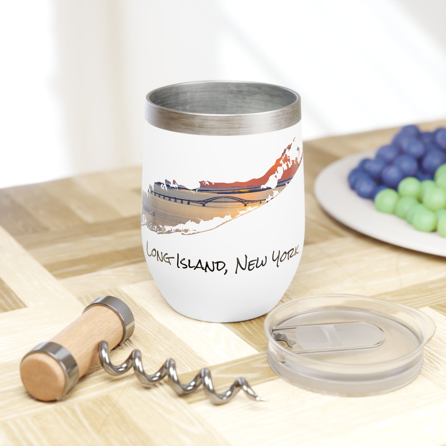 Chill Wine Tumbler - Great South Bay Bridge