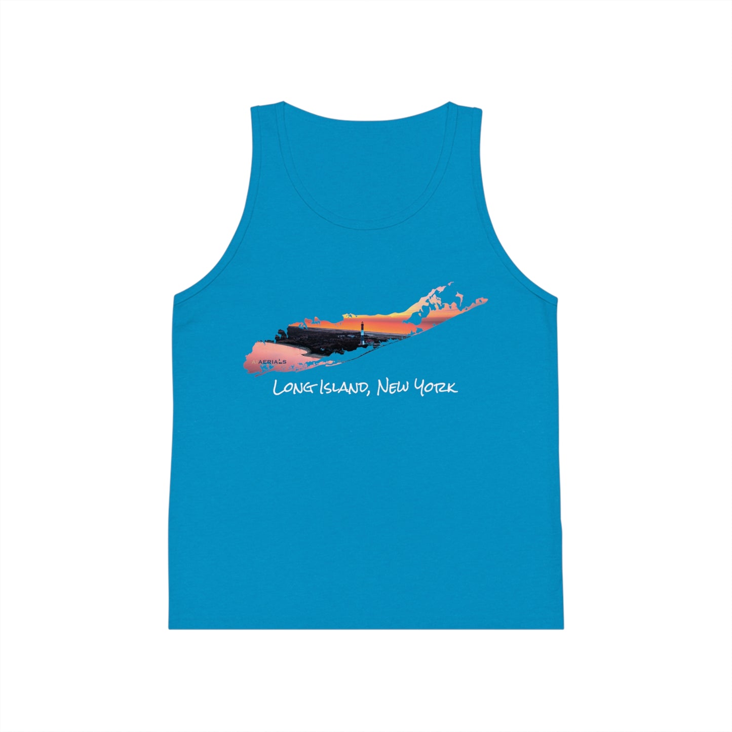 Kid's Jersey Tank Top - Fire Island Lighthouse