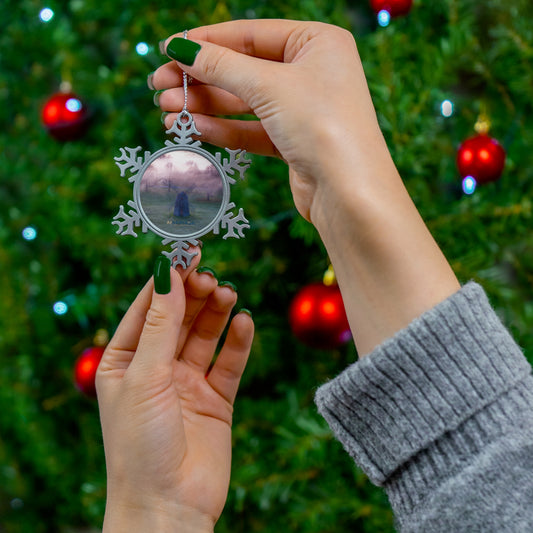 Pewter Snowflake Ornament - Hamptons Windmill