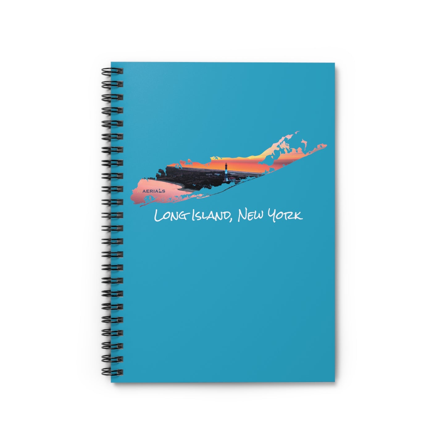 Spiral Notebook Blue - Fire Island Lighthouse