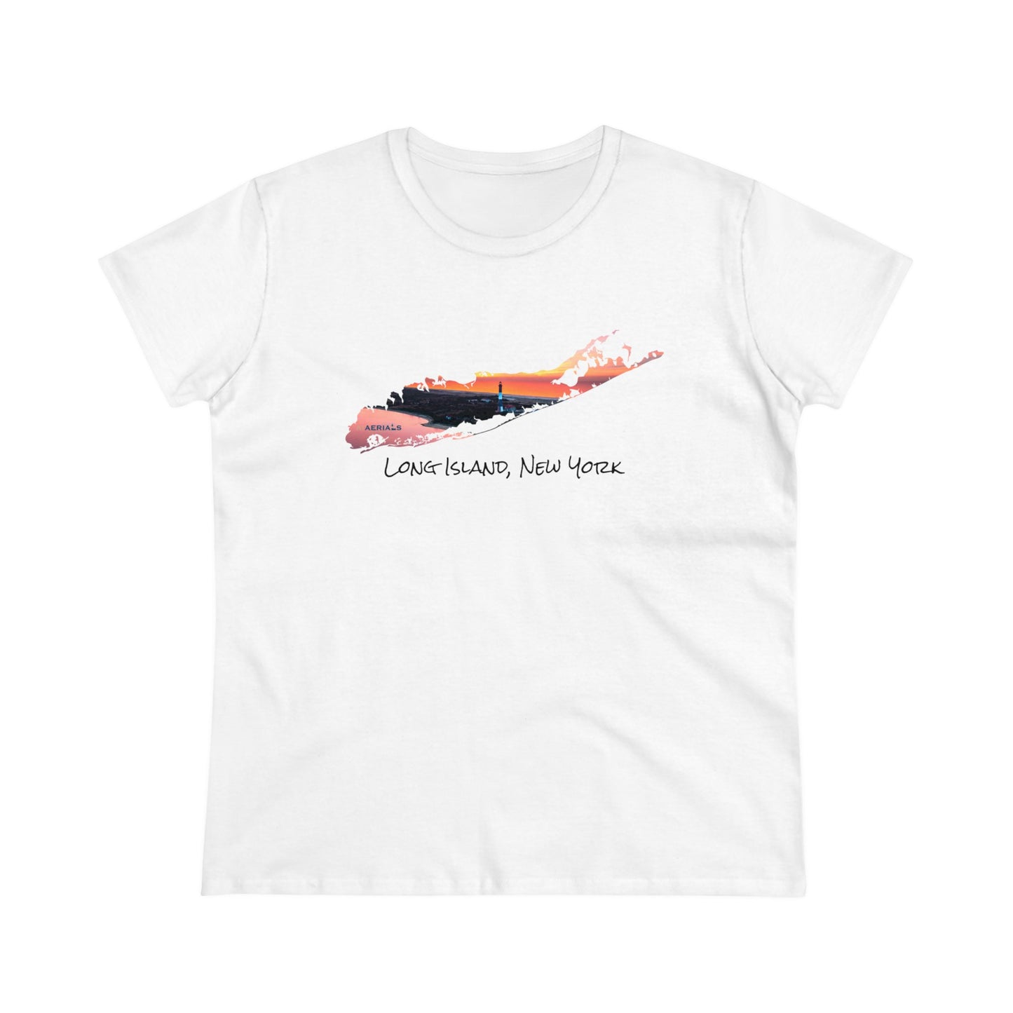 Women's Cotton Tee - Fire Island Lighthouse