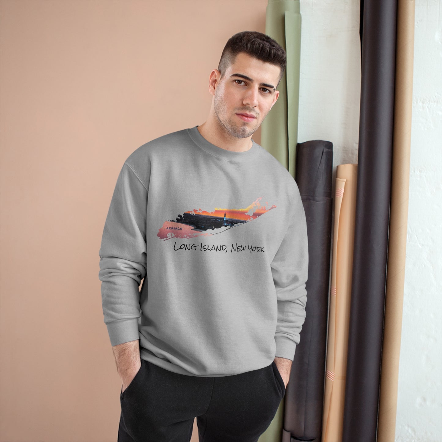 Champion Sweatshirt Unisex - Fire Island Lighthouse