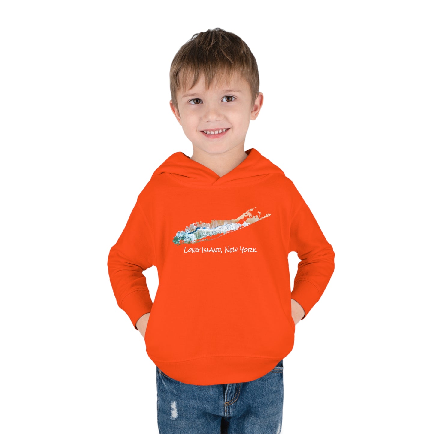 Toddler Pullover Fleece Hoodie - Sand & Sea