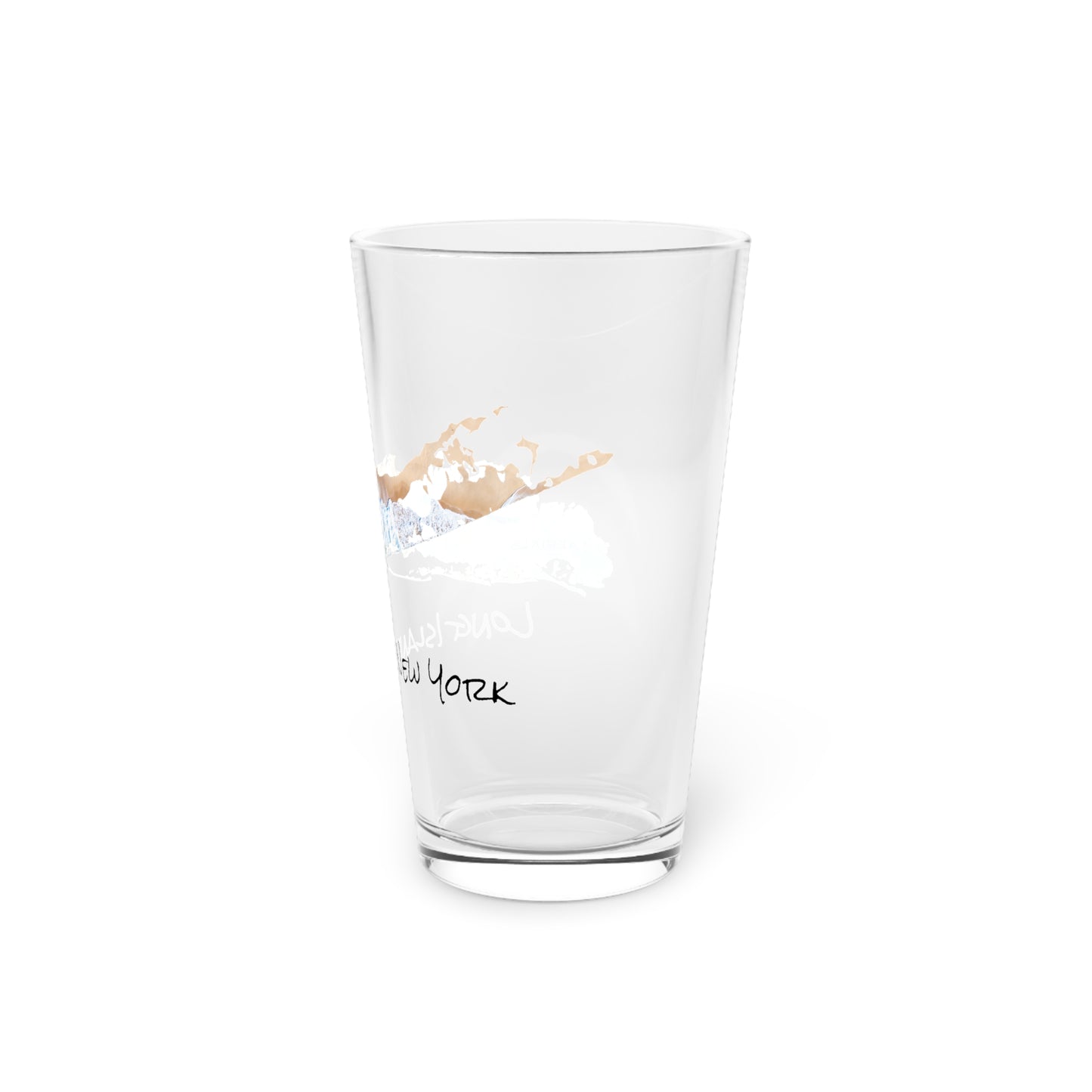 Pint Glass, 16oz - Sand & Sea