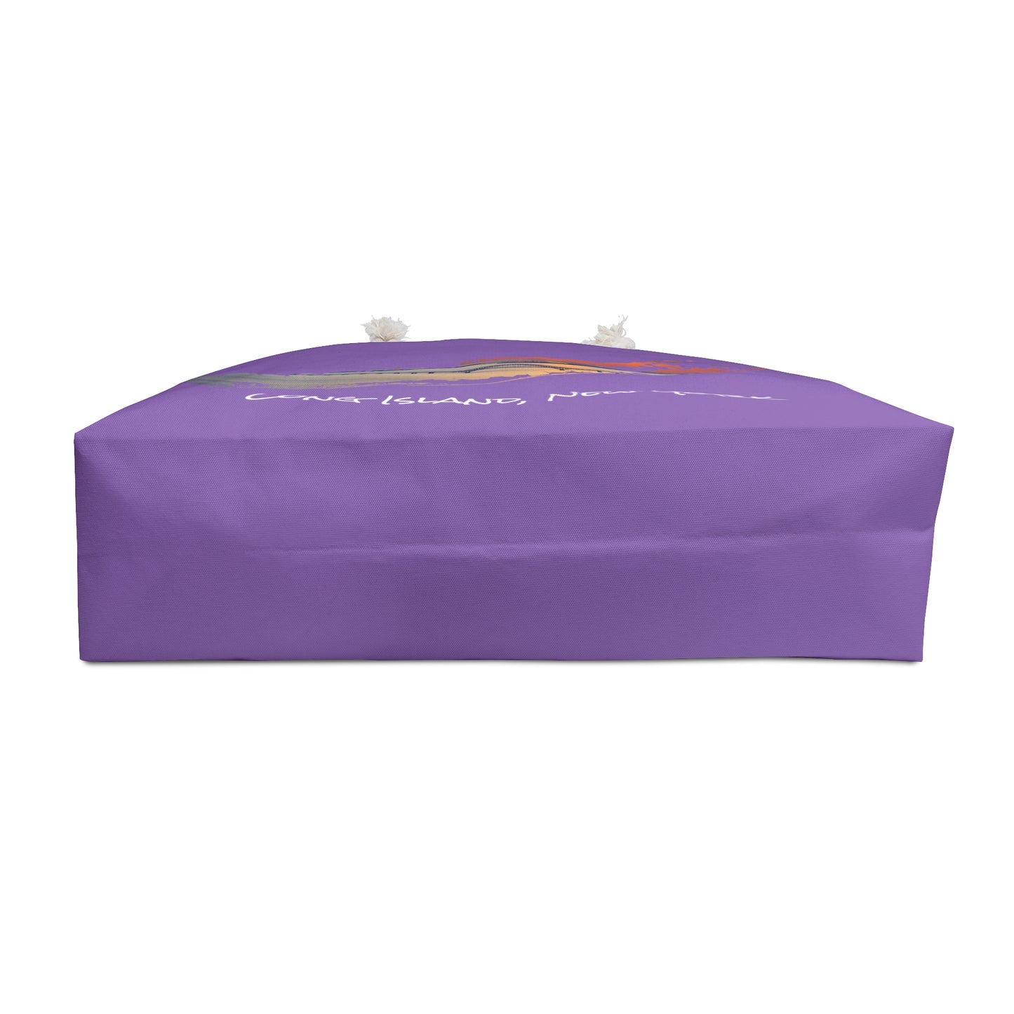 Weekender Rope Bag Purple - Great South Bay Bridge