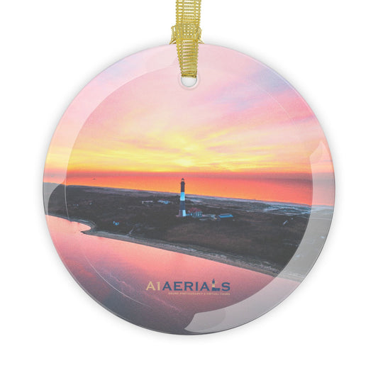 Glass Ornament - Fire Island Lighthouse