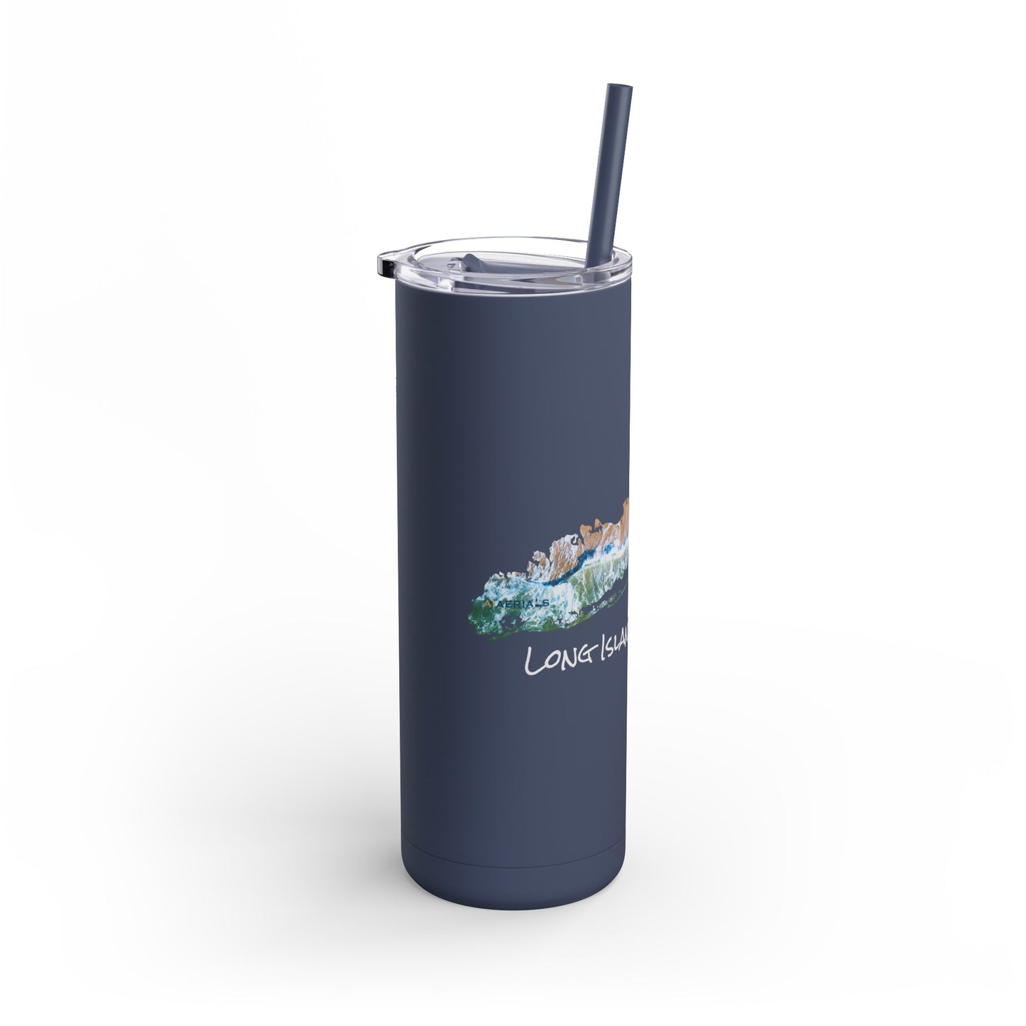 Skinny Matte Tumbler, 20oz - Sand & Sea