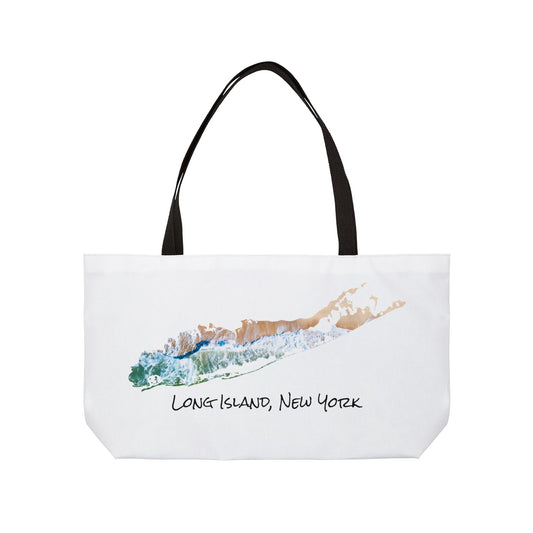 Weekender Tote Bag White - Sand & Sea