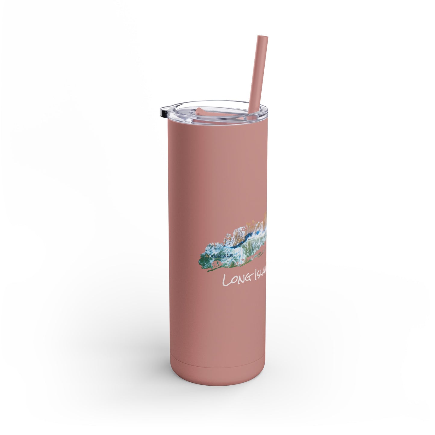 Skinny Matte Tumbler, 20oz - Sand & Sea