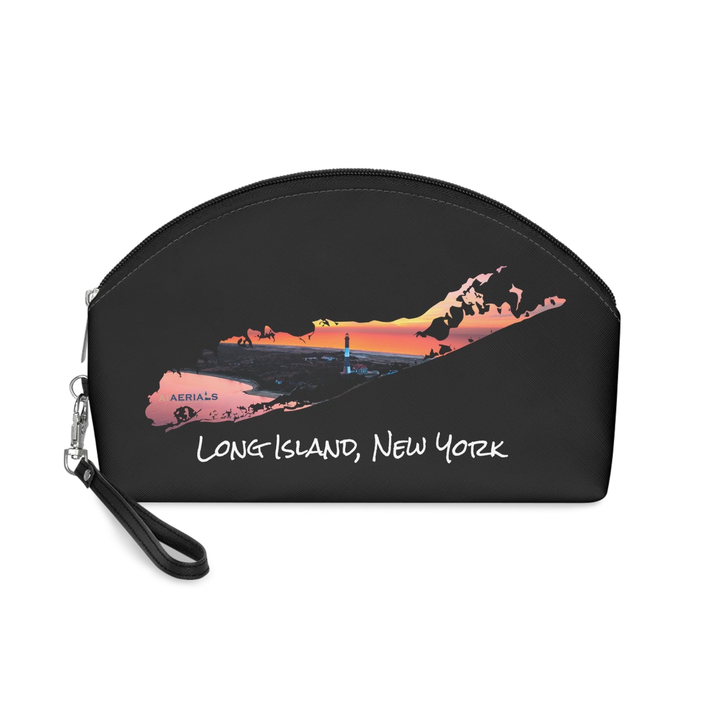 Makeup Bag Black - Fire Island Lighthouse