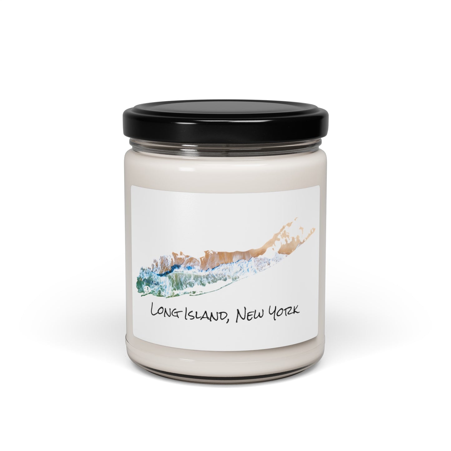 Scented Soy Candle, 9oz White - Sand & Sea
