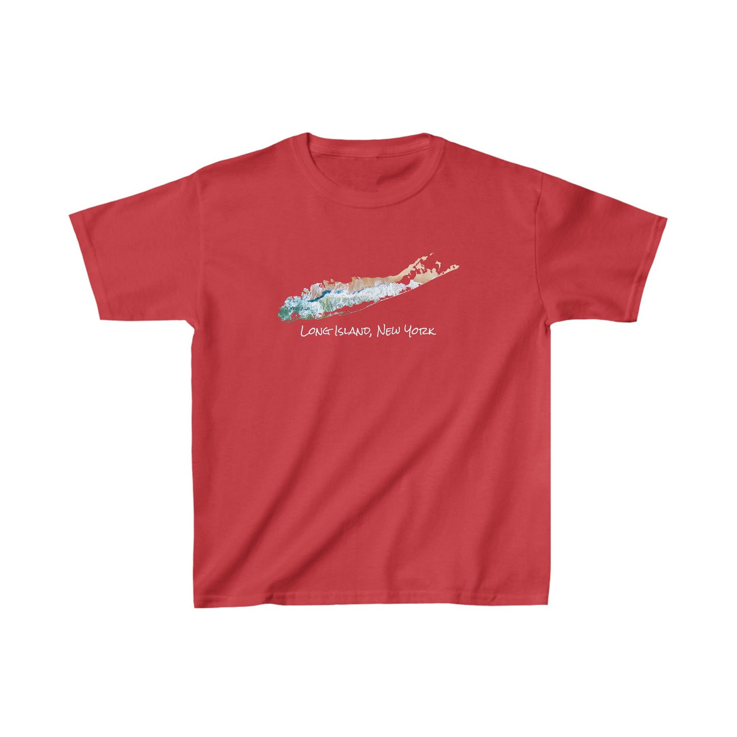 Kids Heavy Cotton™ Tee - Sand & Sea