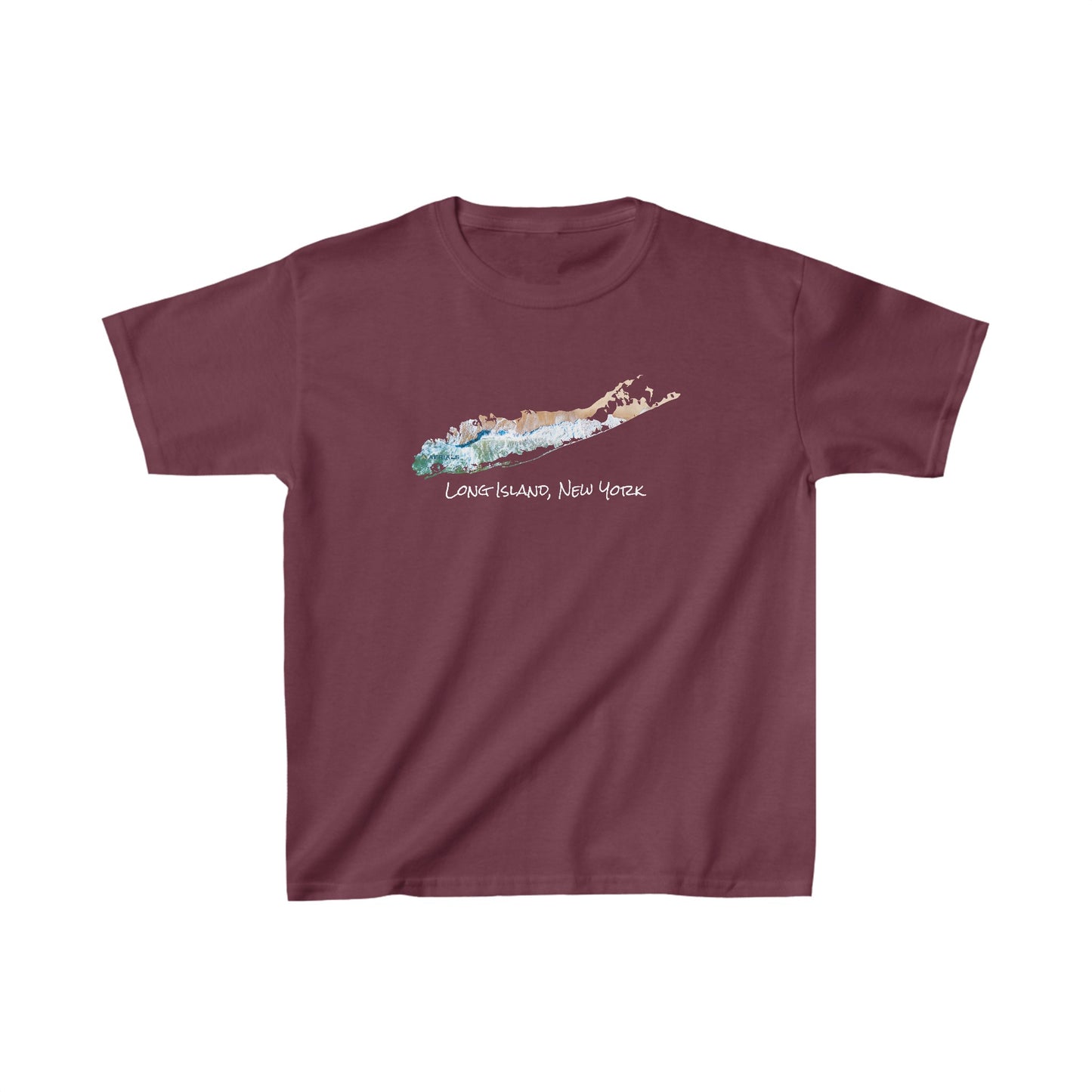 Kids Heavy Cotton™ Tee - Sand & Sea