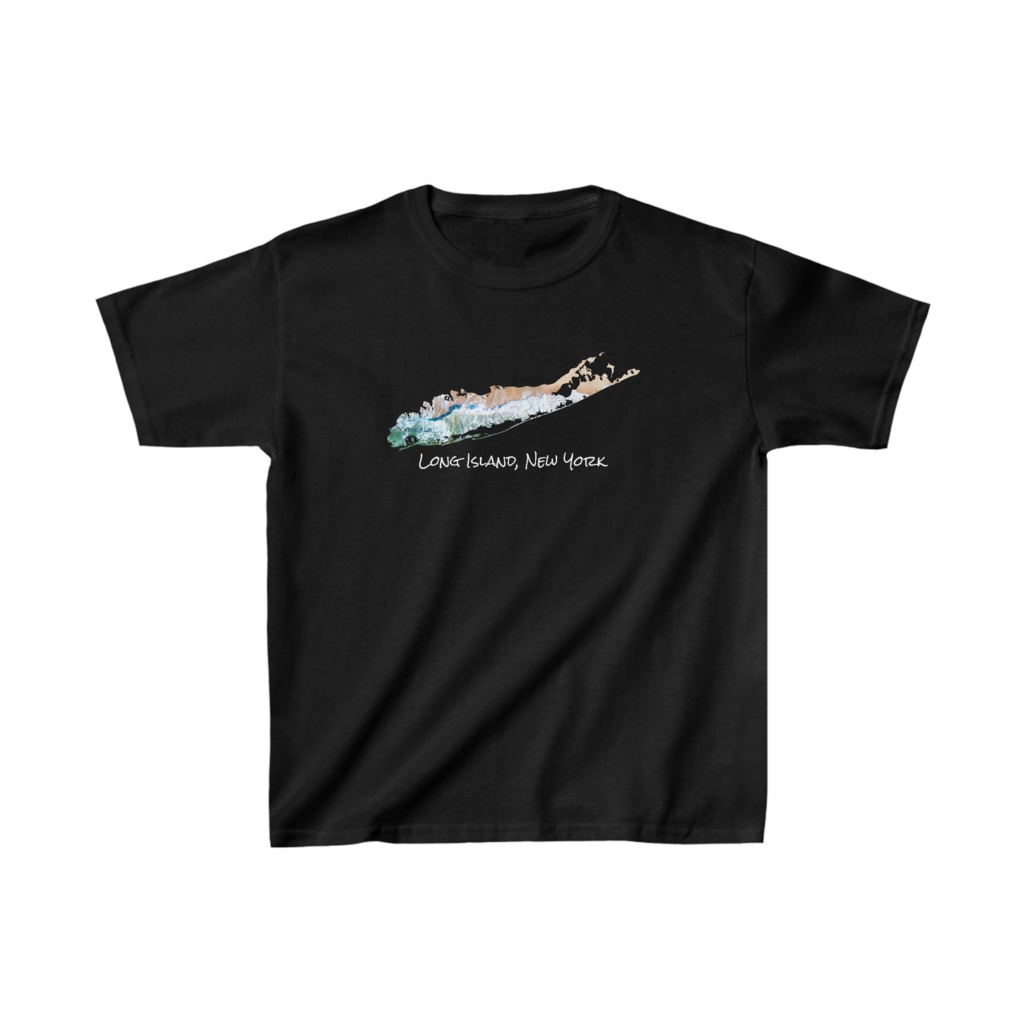 Kids Heavy Cotton™ Tee - Sand & Sea