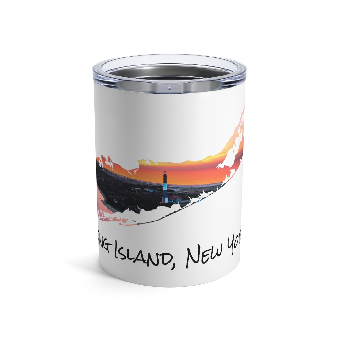 Tumbler 10oz White - Fire Island Lighthouse