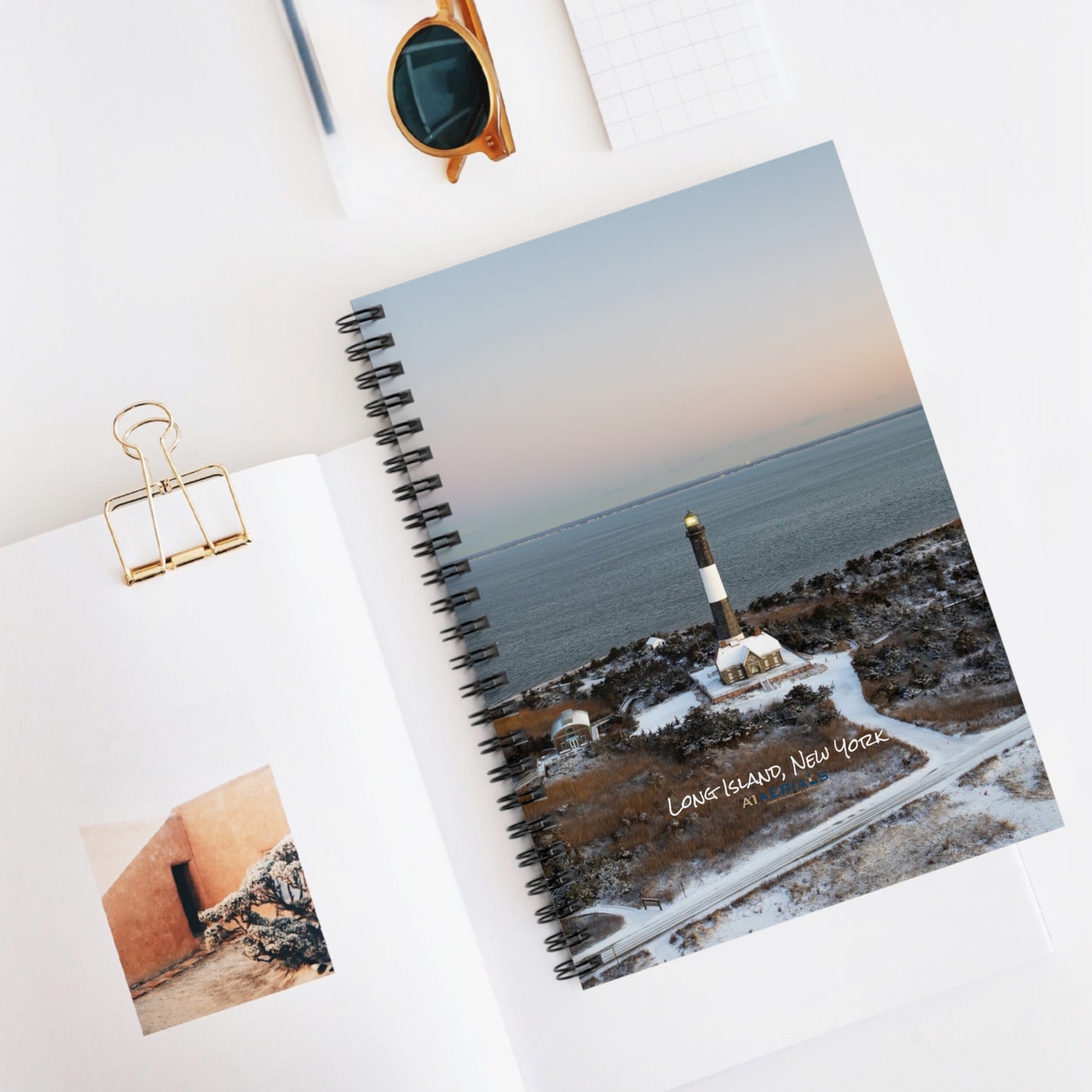 Spiral Notebook - Winter at Fire Island