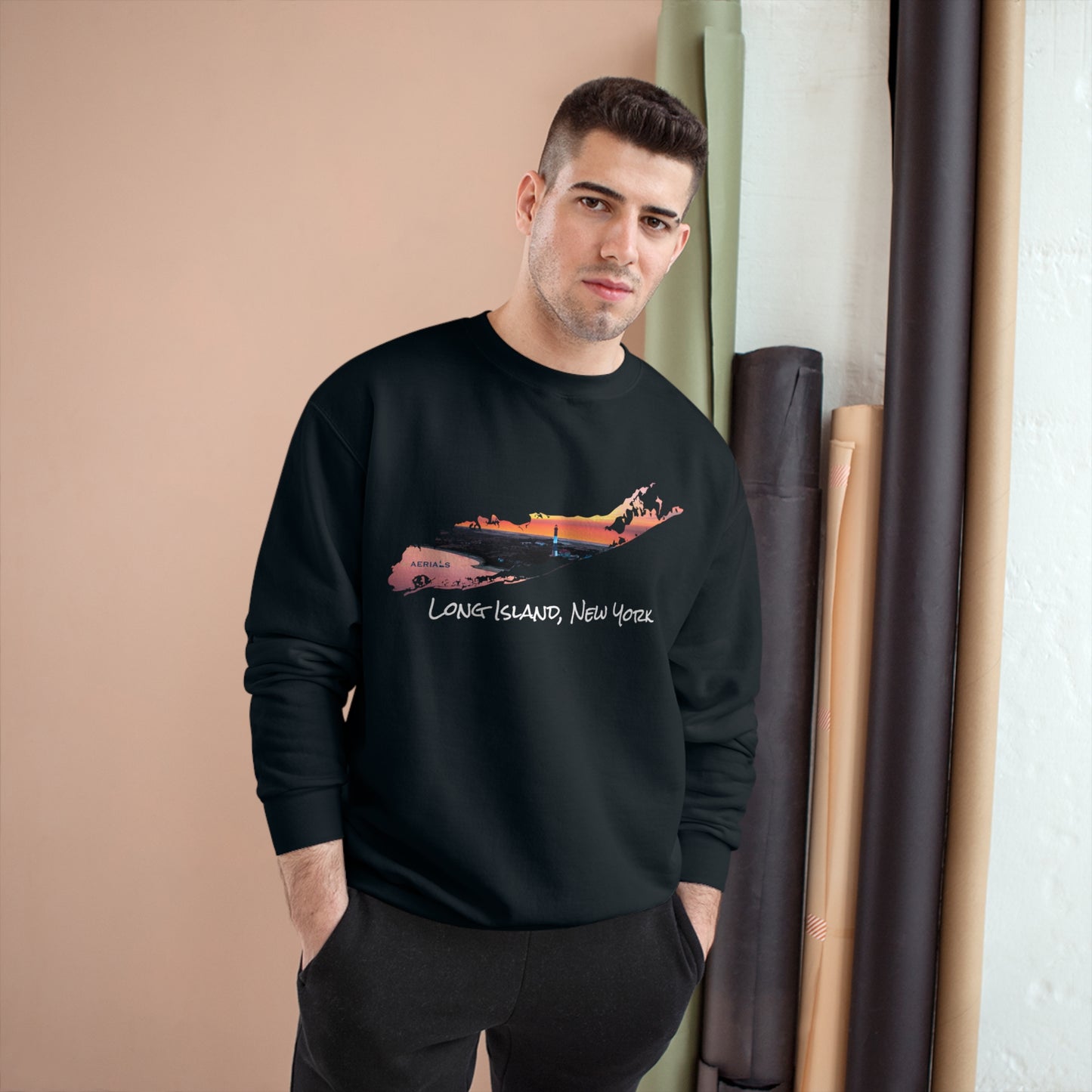 Champion Sweatshirt Unisex - Fire Island Lighthouse