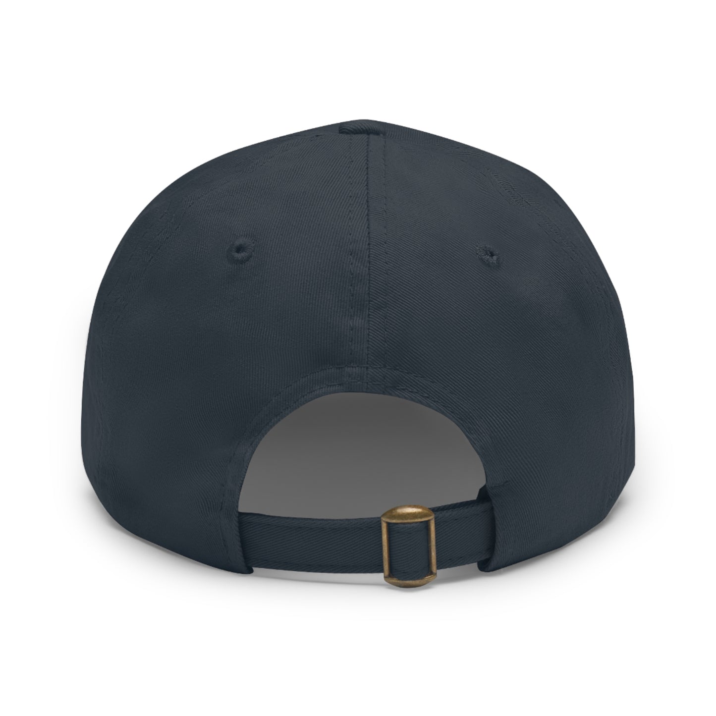 Hat with Rectangle Leather Patch - Sand & Sea