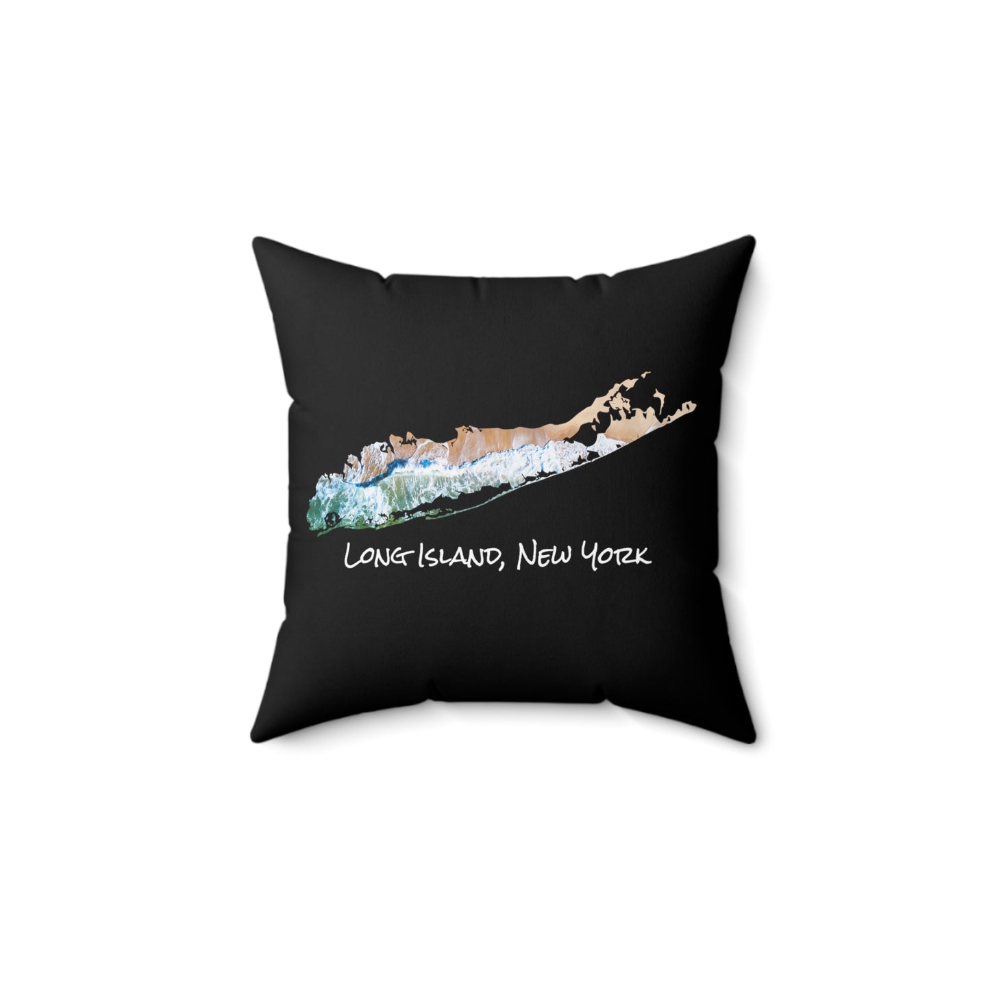 Square Pillow Black - Sand & Sea