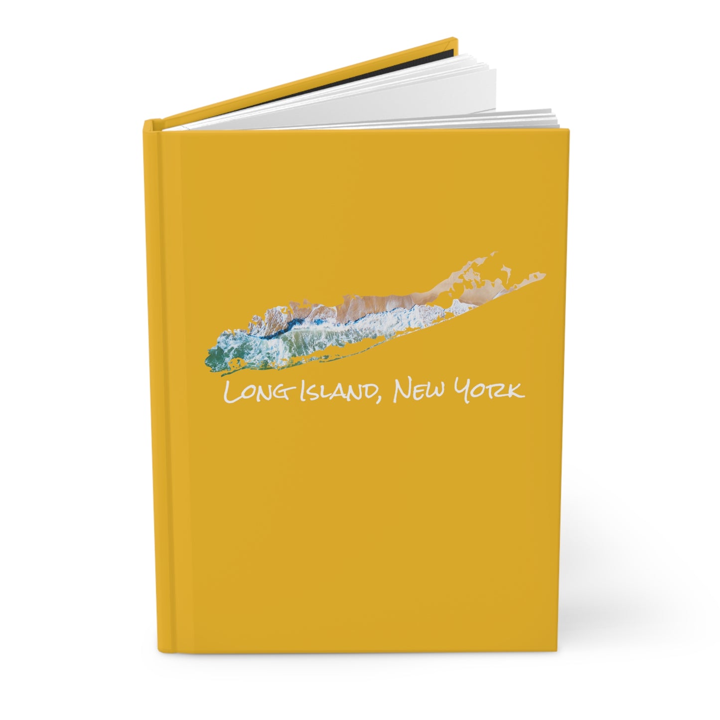 Hardcover Journal Matte Yellow - Sand & Sea