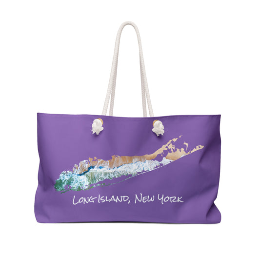 Weekender Rope Bag Purple - Sand & Sea