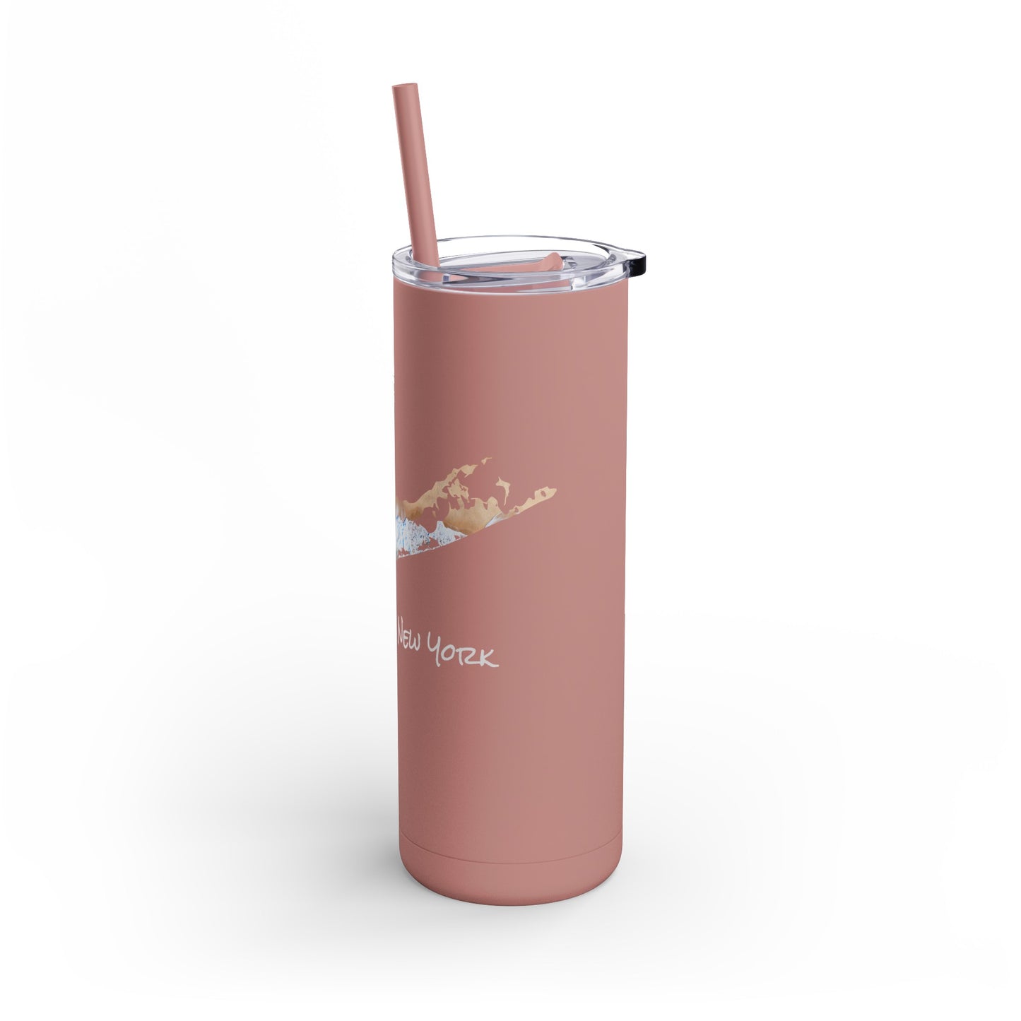 Skinny Matte Tumbler, 20oz - Sand & Sea