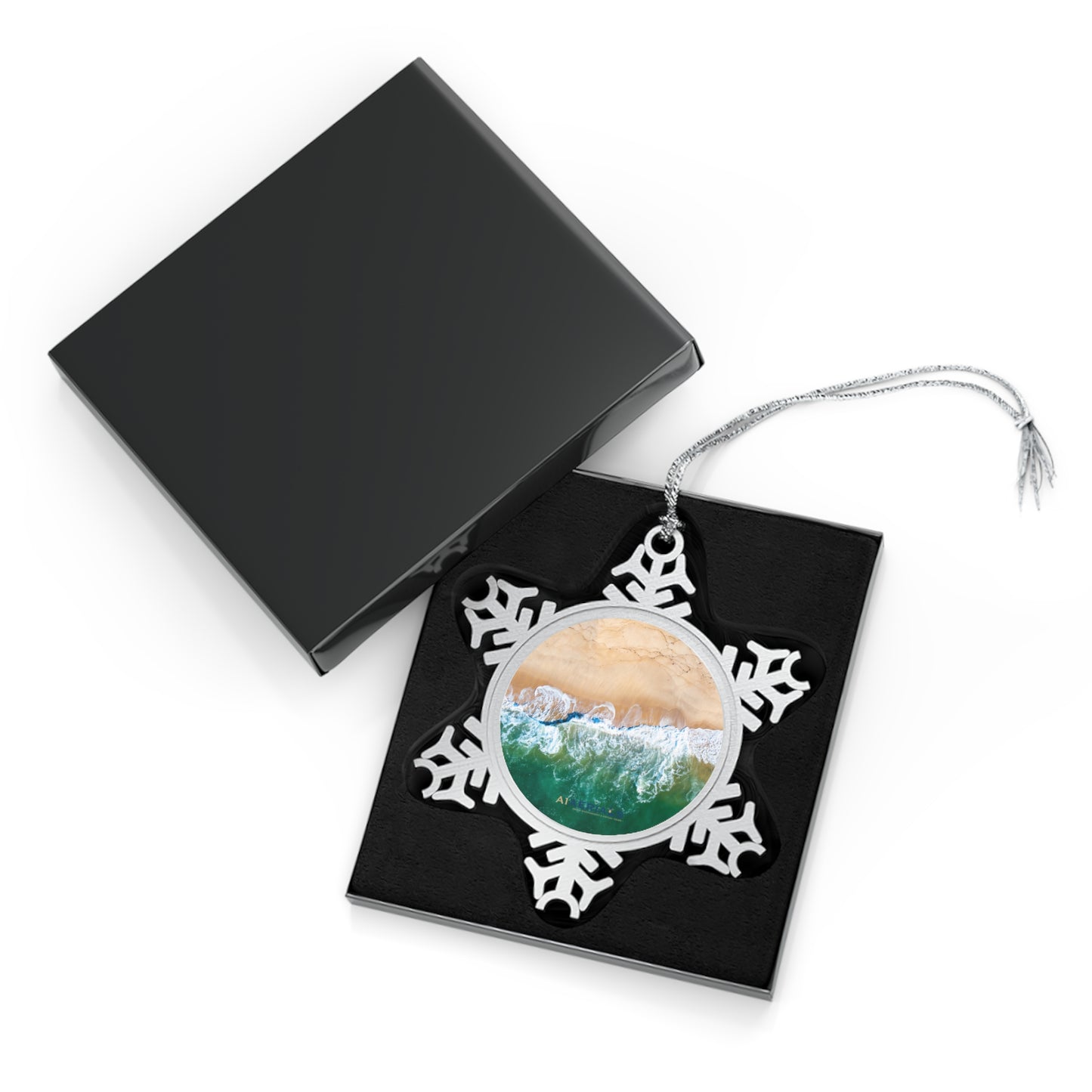 Pewter Snowflake Ornament - Sand & Sea