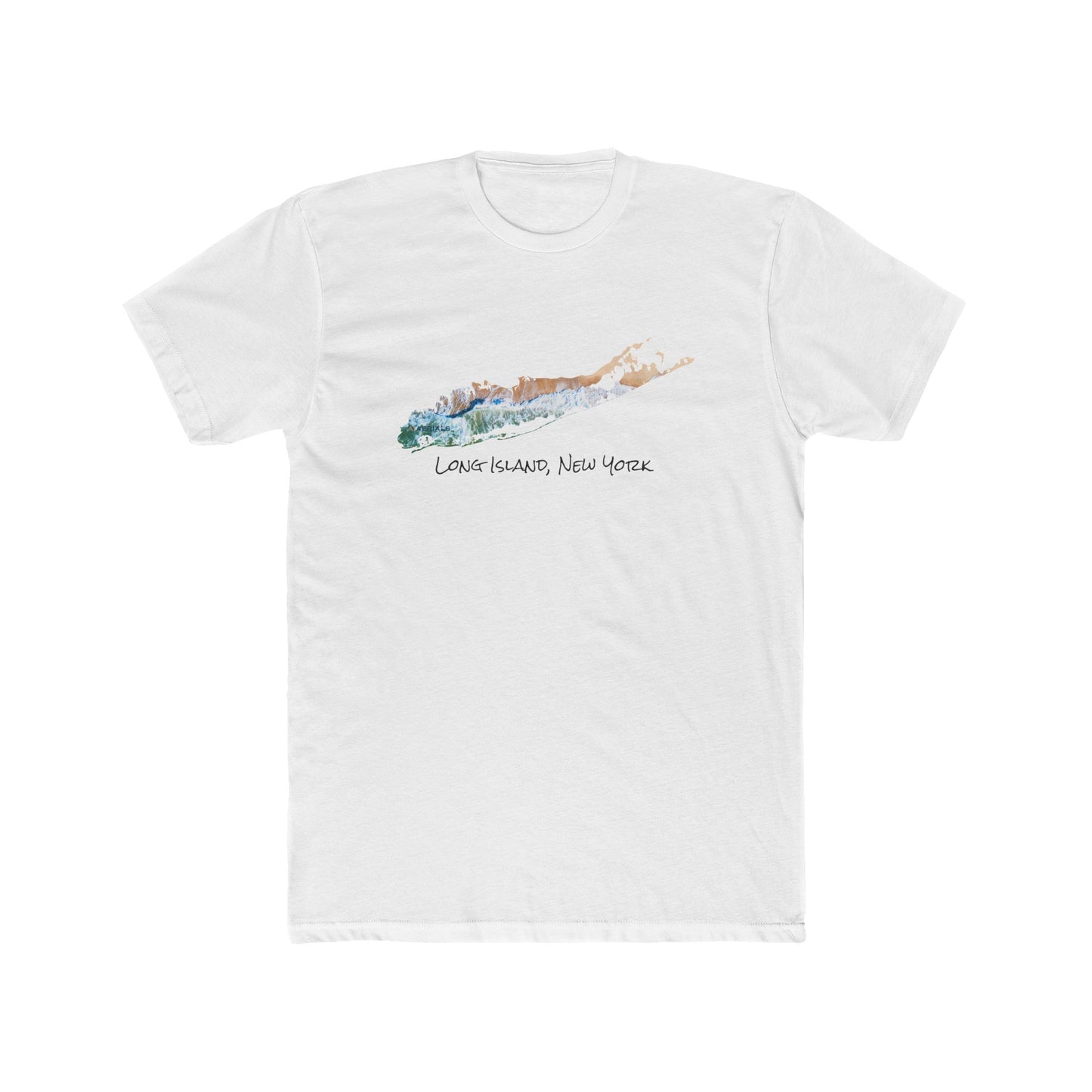 Men's Cotton Crew Tee - Sand & Sea