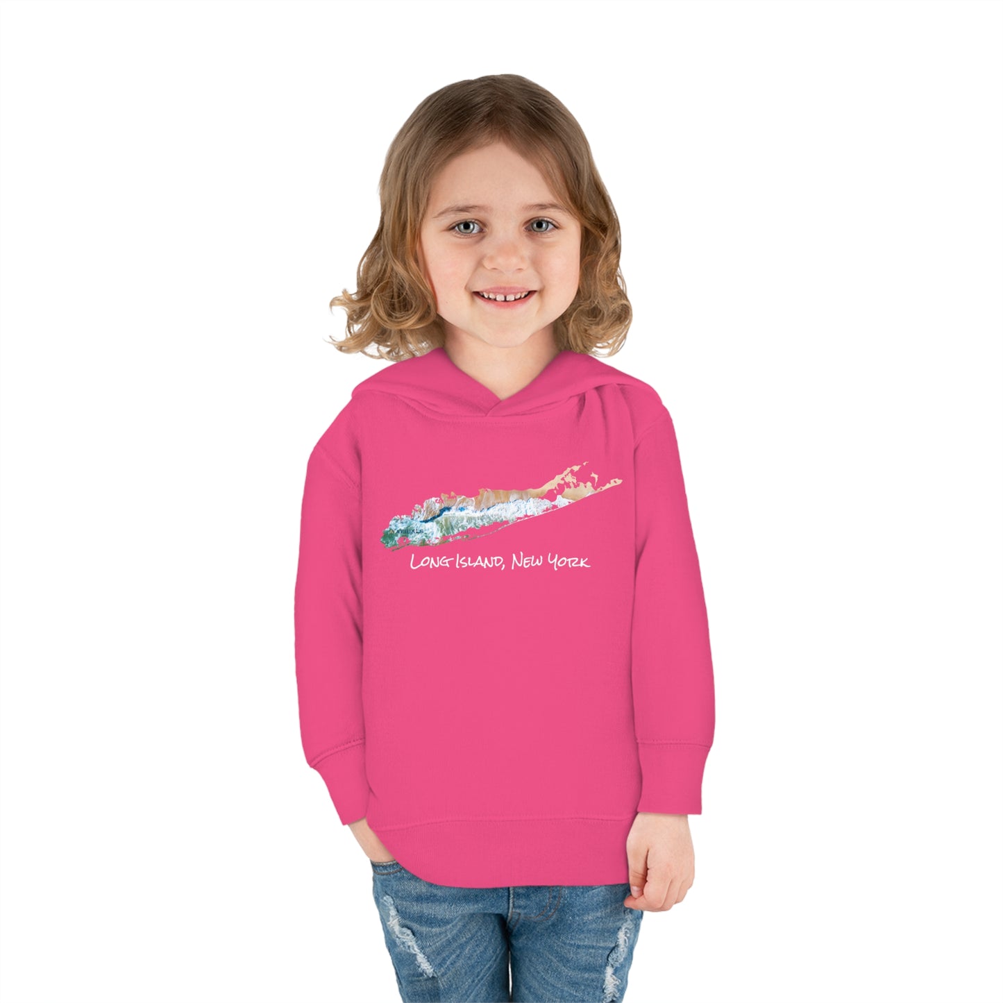 Toddler Pullover Fleece Hoodie - Sand & Sea